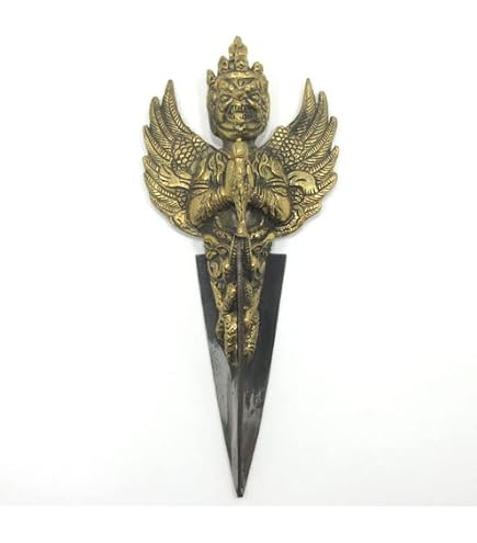 Amazon.co.jp: 密教法具 独鈷杵 カツマ プルパ 一体型 約15．5cm
